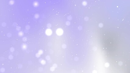 Soft pastel purple and white bokeh background with floating light particles and gentle glowing orbs, creating an airy, dreamy, and elegant abstract atmosphere. - Powered by Adobe