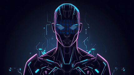 human body in the night