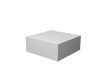3d cube on white background