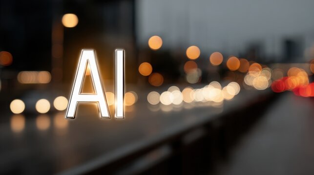 A vibrant cityscape at night with dazzling lights representing ai tokenized asset roadmap concept for future