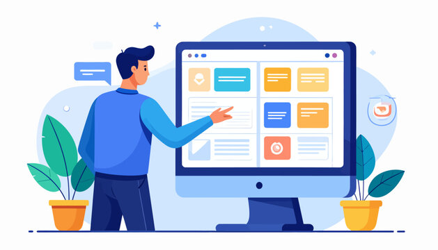 Designing a User-Friendly Interface Optimizing Website Layout for an Enhanced User Experience with Interactive Features