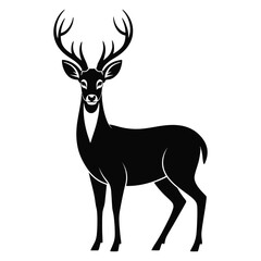 deer silhouette vector