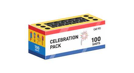 Festive Celebration Pack of Fireworks for Holiday Celebrations and Parties