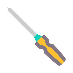 Screwdriver Icon - Flat Color