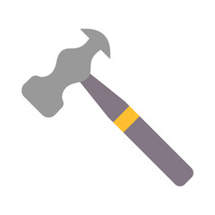 Hammer Icon - Flat Color