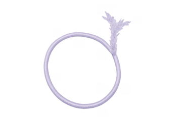 Japanese hachimaki headband rope on transparent background