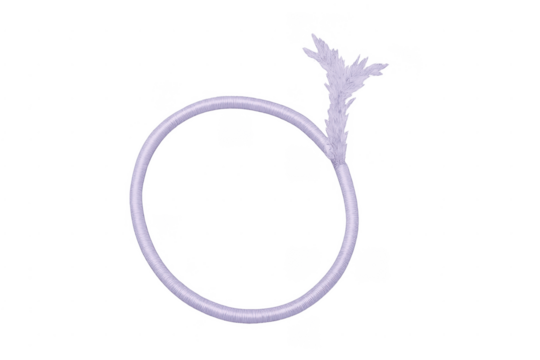 Japanese hachimaki headband rope on transparent background