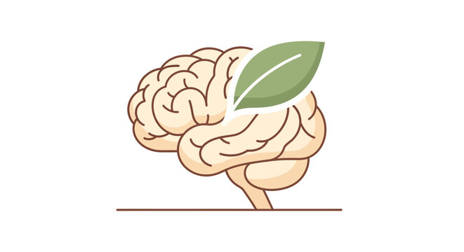 Boost your brainpower with nature's touch a fresh leaf invigorates the mind for enhanced focus and natural wellness inspiration in your next project