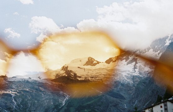 Swiss Alps thought the sunglasses