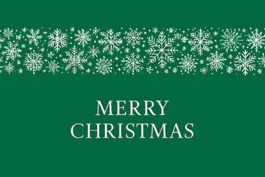 christmas background with snowflakes