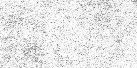 Black and white vector grunge texture overlay Distressed speckled background with heavy dust scratches and noise effect