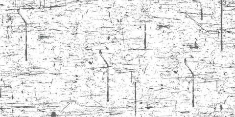 Heavy Scratched Grunge Texture Seamless Vector Pattern Overlay Distress Effect Background Monochrome