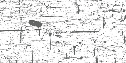 Seamless Grunge Vector Texture Background Distressed Paint Splatters Scratches and Cracks Monochromatic Overlay