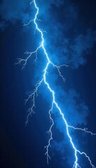 Electric blue bolts crackle across a dark void , design, high voltage