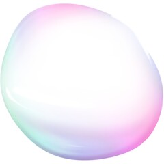 Fluid Gradient Bubble, vector illustration of a glass sphere