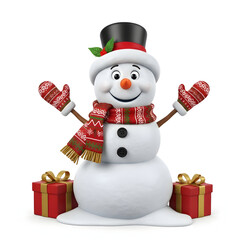 Cute Christmas Doll with Candy Cane and Festive Outfit