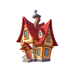 Cute Christmas Gingerbread House with Cozy Holiday Decorations