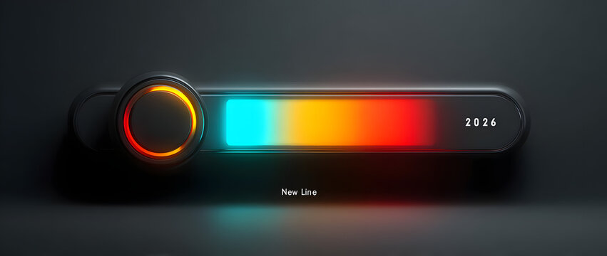 New year 2026 progress bar loading