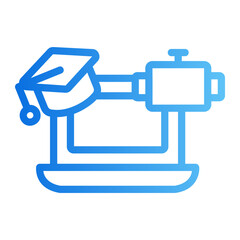 Education ai Gradient icon