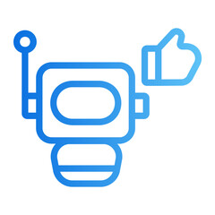 Recommendation system Gradient icon