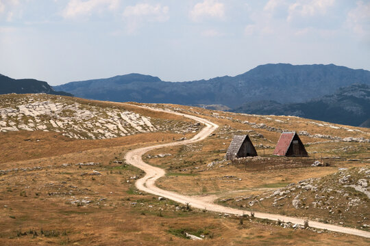 Mountain Durmitor terrain background