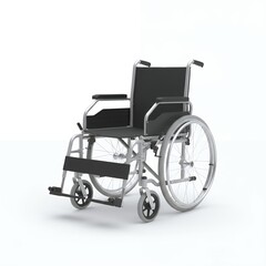 Fototapeta premium wheelchair isolated on white background
