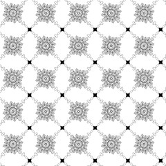 seamless pattern with floral elements