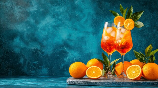 Refreshing citrus cocktails beachside bar beverage photography vibrant colors close-up view summer vibes