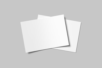 Postcard Blank Mockup
