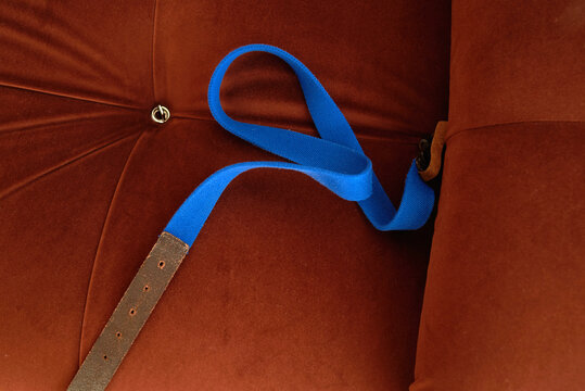 Belt lying on a coach