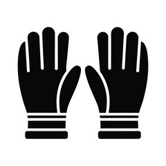 Obraz premium Barber Gloves Vector Illustration