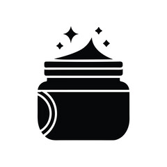 Styling Cream Jar Vector Illustration