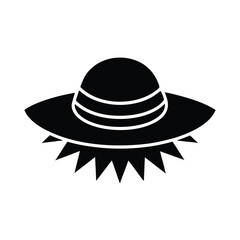 Sun Hat Vector Illustration