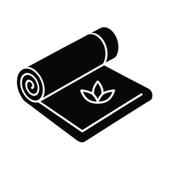 Yoga Mat Vector Illustration