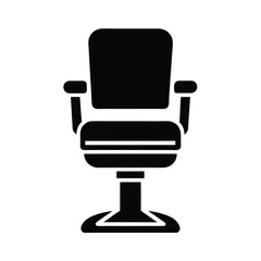 Adjustable Barber Chair Vector Illustration