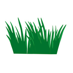 Green illustration. Cartoon grass home Illustration – Cute Nature Clip art for Kids and Animation. Grass vactor 