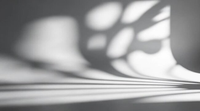 Sombras abstratas em luz suave