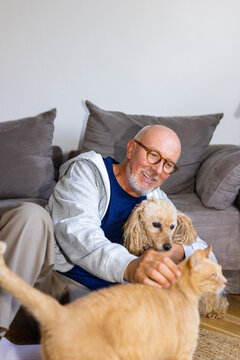 Unwinding with pets