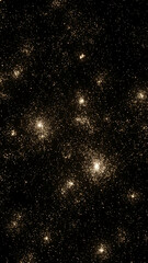 Fototapeta premium Close-up of illuminated Christmas tree lights creating a festive and warm ambiance.