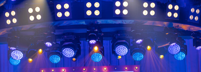 concert lighting on stage