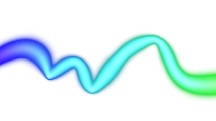 Abstract glowing neon light streak rays wave flow seamless loop colour pattern gradient shape PNG overlay. Glowing neon horizontal lines flow curved shaped light leaks light beams effect, transparent 