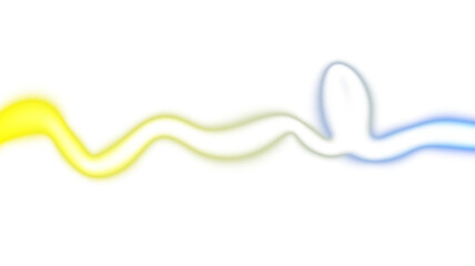 Abstract glowing neon light streak rays wave flow seamless loop colour pattern gradient shape PNG overlay. Glowing neon horizontal lines flow curved shaped light leaks light beams effect, transparent 