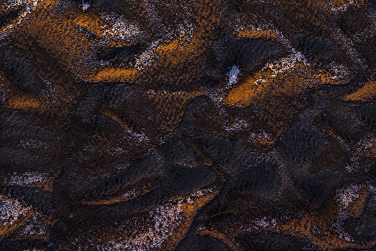 Volcanic Sand Patterns