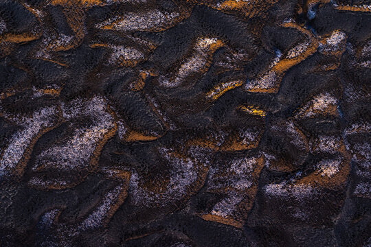 Volcanic Sand Patterns