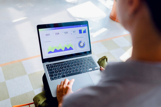 Business Analytics On A Laptop