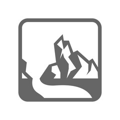 Glacier logo icon design