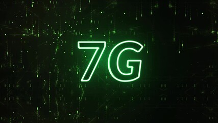 7g network abstract technology background - Powered by Adobe