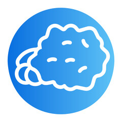 scrambled eggs Line Gradient Icon