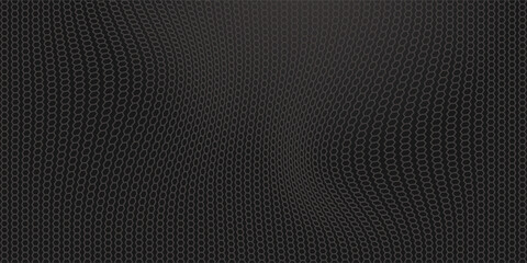 Obraz premium Black metal texture steel background. Perforated sheet metal. modern trendy design