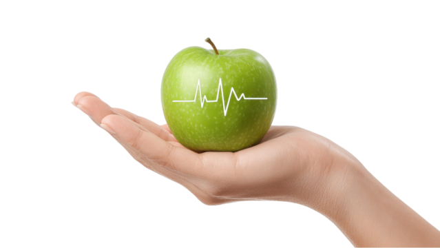 Green with Heartbeat Line:lthy Lifestyle